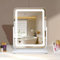 TYhogar Hollywood 3 Farbmodis Touch Steuerung Tischspiegel mit Beleuchtung, Quadrat Tischspiegel 360° Drehbar LED Kosmetikspiegel, 40×47cm Makeup Mirror Schminktisch Spiegel