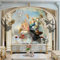 3D Vintage Römische Säule Fototapete 3D Effekt Engel Charakter 3D Foto Tapete Wandbild Wohnzimmer Schlafzimmer Decke Hintergrund Dekoration Malerei 350x245cm