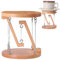 Wedhapy Tensegrity Tisch - Dekorative Skulptur - Holzfarbe - 13x12x12 cm