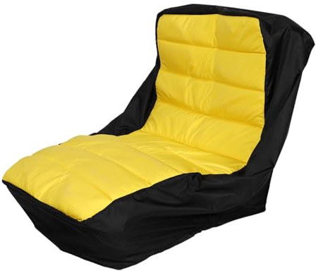 IWOWHERO Véhicule Agricole Tracteur Siège Couvre Tracteur Accessoires Tondeuse Autoportée Accessoires Tracteur Siège Protecteur Tondeuse À Gazon Couvre Tondeuse À Gazon Accessoires Jaune