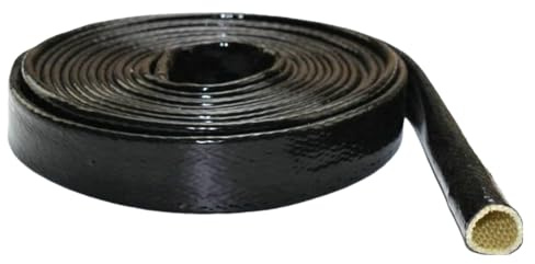 Manicotto protettivo termico per autoveicoli, in fibra di vetro ad alta temperatura, resistente alla fiamma per linee, tubi di scarico, cablaggi, copertura di protezione termica per vano motore