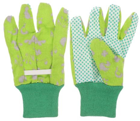 ibasenice 1 Paar Gartenhandschuhe für Dicke Durchstichfeste Arbeitshandschuhe für Gartenarbeit Hausarbeit und Outdoor Aktivitäten Komfortables Design für Ab Jahren