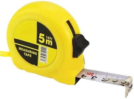 Accessori per Torni 2M 3M 5M Nastro di misurazione Righello in acciaio metrico Strumento della distanza del metro Lunghezza Strumenti in metallo(Steel 5M 19mm)
