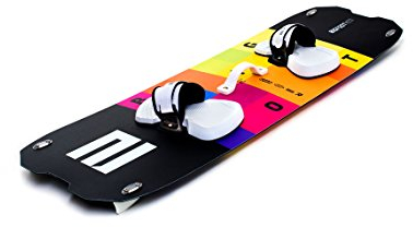 Su-2 Kiteboards Kitesurfing Board Big Foot YETI, Black/Yellow, 148, BFYI
