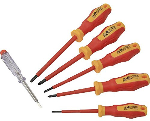 Brüder Mannesmann Werkzeuge Mannesmann 6-Piece Screwdriver Set
