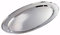 Buckingham Mirror Polish Oval Serving Tray Heavy Gauge Plate Stainless Steel Durable Meat Platter for Restaurant Catering Parties Buffet BBQs (35 Cm), Silver