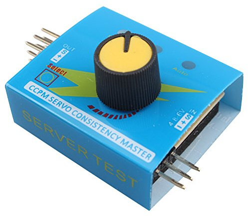 HALJIA 3 Mode Servo Tester & ESC Speed Controller Checker 4.8-6V CCPM Consistency Master Servo RC for Plane Helicopter Car