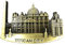Imán para nevera Vaticano World City 3D metal fuerte recuerdo turístico regalo chino imán hecho a mano artesanía creativa hogar y cocina decoración magnética (Vaticano)