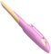 STABILO - Schulfüller ergonomisch für Linkshänder mit Standard-Feder M - EASYbirdy Pastel Edition in soft pink/apricot - inklusive Patrone