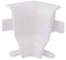 Trevendo® 10 Stück Innenecke weiß für Sockelleiste Fußleiste geschwungen 40 mm Höhe