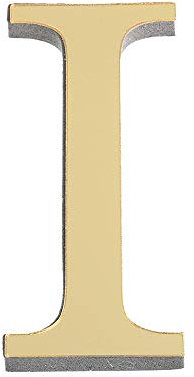 ABC Wandaufkleber 26 Gold Alphabet Wandtattoo 3D Spiegel Wandsticker, Kreativ Spiegel Buchstaben Aufkleber, DIY selbstklebende Schlafzimmer Wohnzimmer Kinderzimmer Colorful (I)