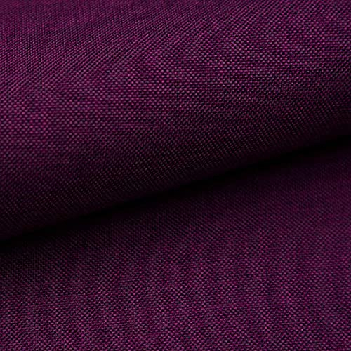 Heko Panels Stoff Meterware Torino Stoffe Zum Nähen Möbelstoff Polsterstoff Möbelstoffe Bezugsstoff Für Möbel Stühle Ecksofa Eckbank Sofa Blickdicht Lila Violett