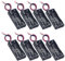 Yosawo 2x1.5V(3V) AAA Battery Holder Case,8 Pieces 2 Soltx1.5V DIY Battery Storage Box with Red and Black Wire Leads (2S AAA)