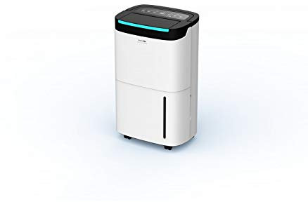 UNIVERSALBLUE | Deshumidificador Silencioso 20 litros | Portátil | Potencia 400W | Tanque de Agua 5l | 2 velocidades | Control electrónico | Sistema de Seguridad