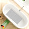 SilverRack Badewannenmatte 88x40 cm (Grau Kiesel Steinoptik) Antirutschmatte Badewanne BPA frei - Duschmatte schimmelresistent & maschinenwaschbar - Badematte rutschfest