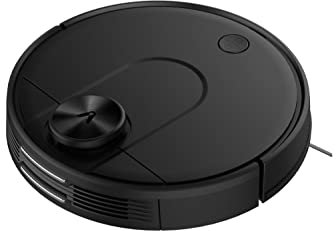 Viomi SE DE Version Saug- und Wischroboter (2200Pa Saugleistung, 130 min Akkulaufzeit, 300ml Staub-/200ml Wasser-Kombitank, LDS Sensoren für eine 360° Abdeckung, Steuerbar per Mi Home App) Schwarz