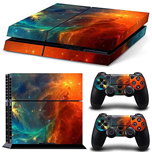 Handy Skin Sticker für Playstation 4 Orange Universe PS4 Konsole & Controller Skins Wrap Vinyl Sticker Sticker Sticker Cover