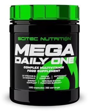 MEGA DAILY ONE PLUS 120 Kapseln | Multivitamin- und Multimineral-Nahrungsergänzungsmittel