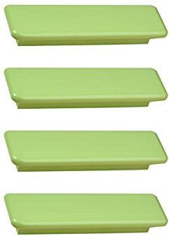 CcHhyyt Macaron Farbe Knöpfe Holz Möbelknopf für Kinder Griff für Schublade Kommode Schrank Tür Knöpfe 4 Stück (64mm, Grün)