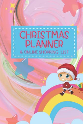 Christmas Planner & Online Shopping List: Planning Tracker (Diary Holiday Organizer / Greeting Cards Address Book Tracker / Budget /Menu planner with ... Gift Ideas for Busy Mom, influencer, ...