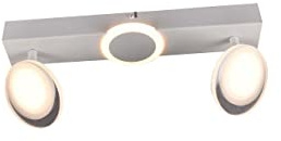 Brilliant Lampe, Meriza LED Spotbalken 2flg weiß, 2x LED integriert, 7W LED integriert, (900lm, 3000K), Köpfe schwenkbar