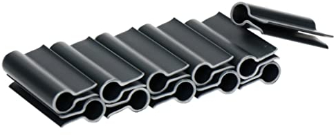 Sellon24 Brise-vue en PVC - Panneau de clôture double fil - 1200 g/m² - 4,8 cm - Anthracite RAL 7016