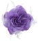 Topkids Accessories Rose Flower Hair Clip Hairband Floral Corsage Fascinator Hair Band Aligator Beak Grip for Women & Girls Wedding Prom Party Special Occasion (Lilac)