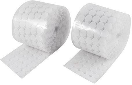 Ruilogod Bild News Paste Schleife selbstklebende Punkt 20mm Dia. 1500 Sets weiß