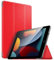 For Apple iPad 10.2 inch 9th/ 8th/ 7th Generation, Smart Magnetic Stand Case, Leather Cover with Magnetic Closure, Anti-Scratch and Lightweight Case (2021/2020/2019) (Red)