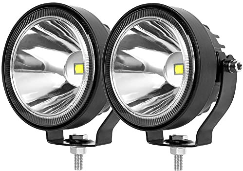 SUFEMOTEC 2 x 4 pouces LED POD pour camion hors route 4WD SUV Boat conduite autonome antibrouillard LED lampe de travail 12V 24V blanc 6000k