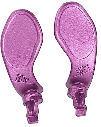 Pagaie Posteriori per Controller di Gioco, Pulsanti Posteriori in Metallo Resistenza all'usura di Ricambio in Acciaio Inossidabile 4 Pezzi Lavorati Finemente per Accessori per Controller di Gioco (#6)