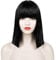 Kurze Schwarze Bob Perücke mit Knall, TOMIGO Kurze Glatt Schwarze Synthetische Bob Perücke für Fasching Fstnacht Karneval Halloween Kostüm Damen