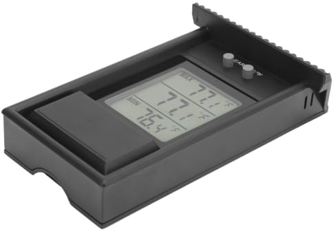Yctze Wasserdichtes Digitales Außenthermometer, Max. Min. Quecksilberthermometer für Garten und Gewächshaus, Großes Wetter- und Luftfeuchtigkeitsmessgerät, Wetterfeste