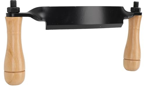 Zerodis Draw Knife Woodworking Tool Draw Shave Tool Ergonomic Garden Tools Efficient Comfortable Grip Tree Bark Peeler Tool for Woodworking Draw Shave Knife Drawknife (Curved Type)