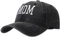 XYIYI Mama Hut für Frauen, Schwarz Vintage Washed Distressed Baseballkappe Mütter Tag Geschenke