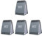 4 Stück 2022 Mini Tischkalender Desktop Stehkalender 2022 Desktop-Kalender Mini-Kalender Tischkalender 2022 Schreibtisch Stehender Flip-Kalender 2021-2022 Lipgloss Haushalt Clamshell