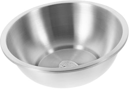 FUNOMOCYA Large Stainless Steel Basin Mixing Bowl 20cm Kitchen Vegetable Wash Basin Salad Bowl