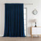Joydeco Samtvorhang,Blau Thermovorhang Kälteschutz, Elegant Verdunklungsvorhänge, Schallschutz Blickdicht Samt Gardinen Wohnzimmer Schlafzimmer Winter 1 Stück