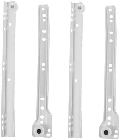 IWOWHERO 2paare Metall-schubladenführungen Für Küchenschränke Robuste Schubladenschienen Mit Hoher Stabilität Und Zuverlässigkeit Passend Für Möbeln Und Schränken