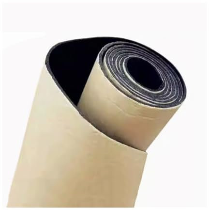 Tapis d'isolation acoustique pour voiture - 10 m² - 10 mm d'épaisseur - Carreaux en acier - Panneau en mousse - Réduction du bruit - En coton - Matériau d'insonorisation