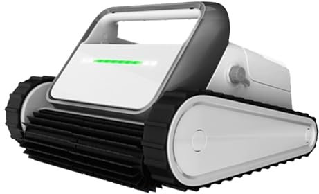 Robot limpiador de piscinas para paredes y suelos, robot aspirador inalámbrico para piscina de 2690 pies cuadrados, limpiador automático de piscinas (negro)