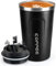 Termo Café para Llevar Pequeño de Acero Inoxidable 304, Vaso Térmico Antigoteo Hermético, Doble Capa Aislamiento Sin BPA, 380ml