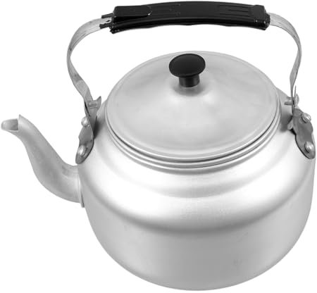 NAMOARLY Aluminum Tea Kettle Filter and Handle 1l Small Metal Teapot for Home and Camping Desktop Water Kettle Lid