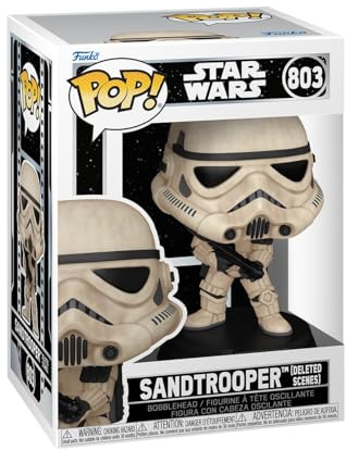 Funko POP! Star Wars: Deleted Scenes - Sandtrooper | Offizielles Sci-Fi Merch - Vinyl Sammelfigur als Regal Deko - Geschenkidee zum Geburtstag für Fans und Sammler