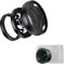 Freewell obiettivo grandangolare e macro 2 in 1 compatibile con Fuji X100VI/X100V - Design versatile, ingrandimento migliorato-Nero