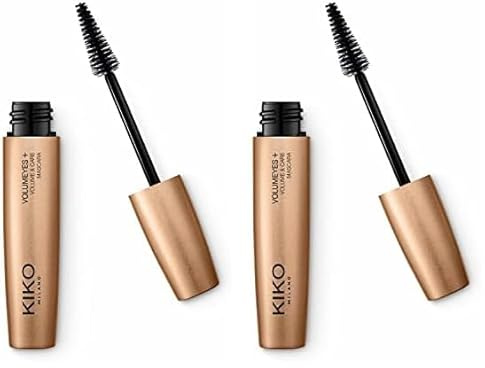 KIKO Milano Volumeyes+ Mascara | Pflegende Mascara Mit Volumeneffekt (Packung mit 2)