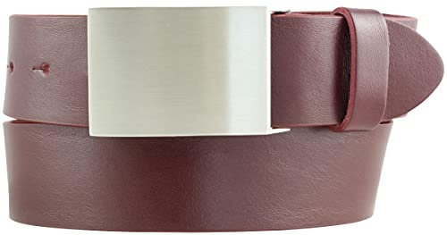 BELTINGER Gürtel aus Vollrindleder 4,0 cm | Jeans-Gürtel für Herren 40mm | Jeansgürtel mit Koppel