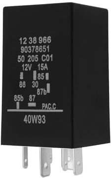 YINETTECH 1Pc 6Pin Fuel Pump Relay 90378651 1238966 Compatible with Opel Ascona C 1986-1988