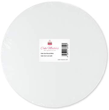 Pati-Versand Cakecard rund 35cm weiß 3 Stück