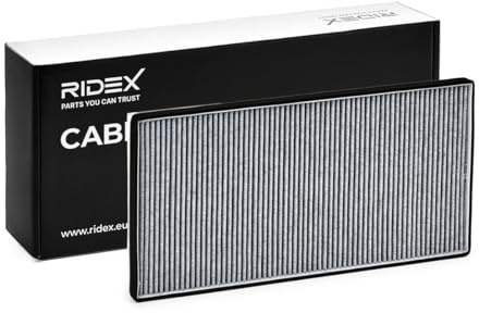 RIDEX 424I0193 Innenraumfilter Pollenfilter Aktivkohlefilter Höhe: 31 Breite: 260 Länge: 540 Kompatibel mit BMW X5 E53, LAND ROVER Range Rover III L322